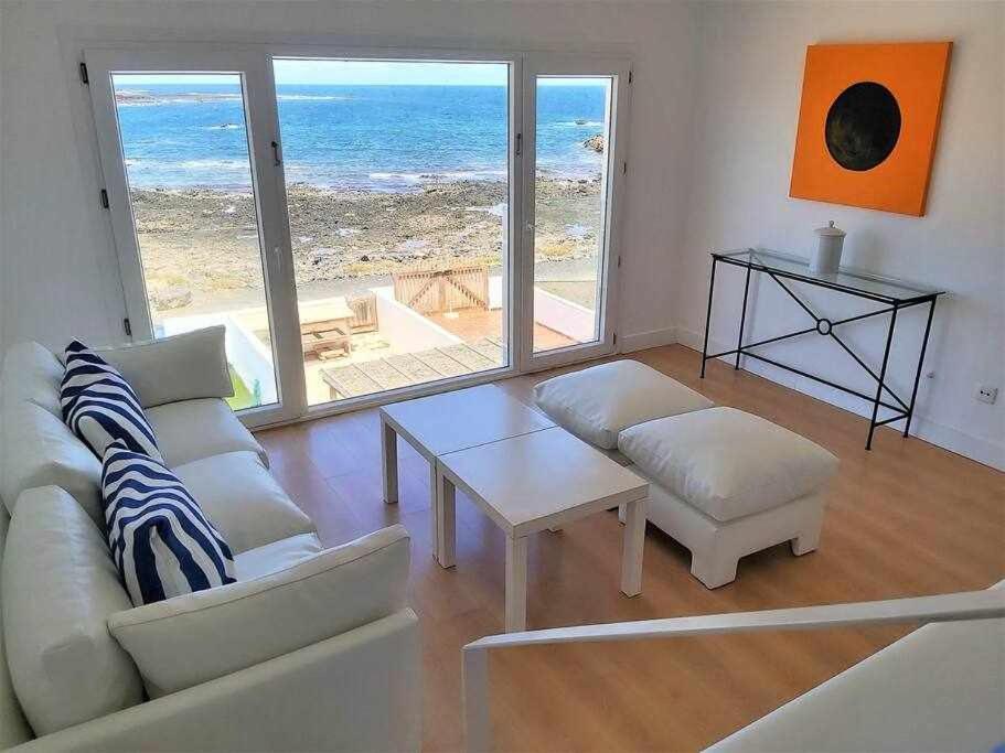Blue Breeze House With Pool Facing Sea Villa Corralejo Exteriör bild